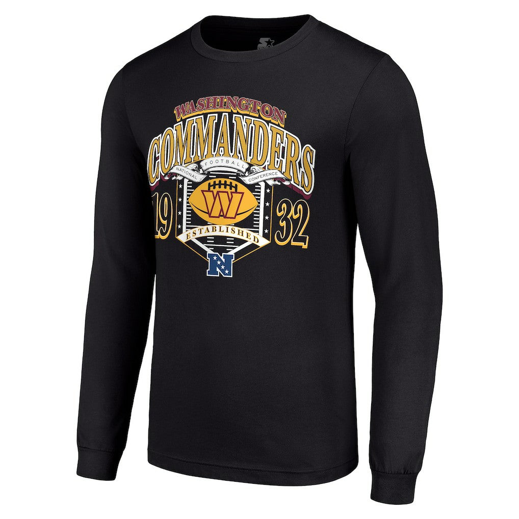 Starter Retro Long Sleeve Graphic T-Shirt - Washington Commanders T-shirts