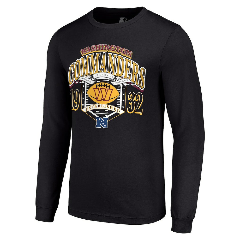Starter Retro Long Sleeve Graphic T-Shirt - Washington Commanders T-shirts