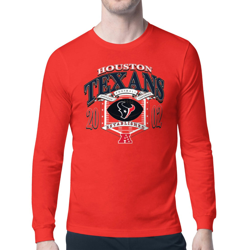 Starter Retro Long Sleeve Graphic T-Shirt - Houston Texans T-shirts