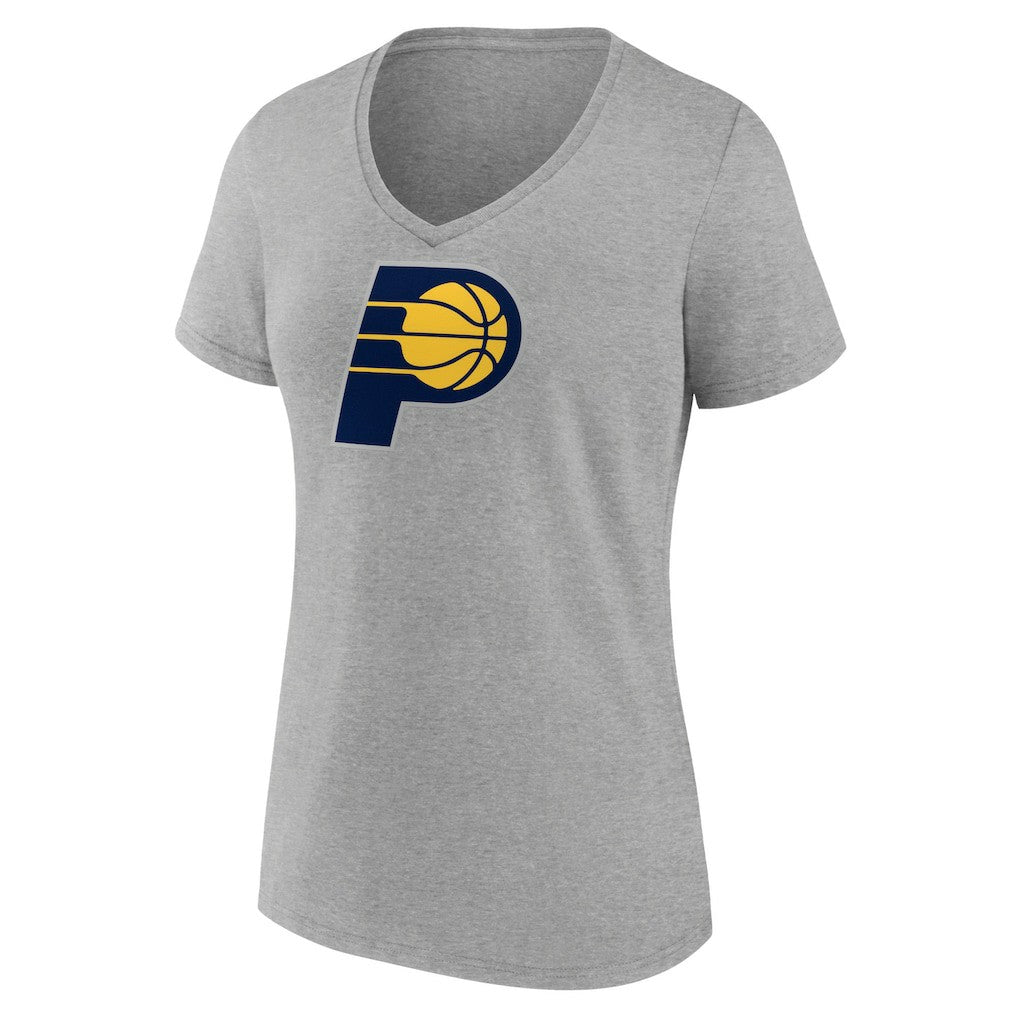 Indiana Pacers Women's Primary Logo V-Neck T-Shirt