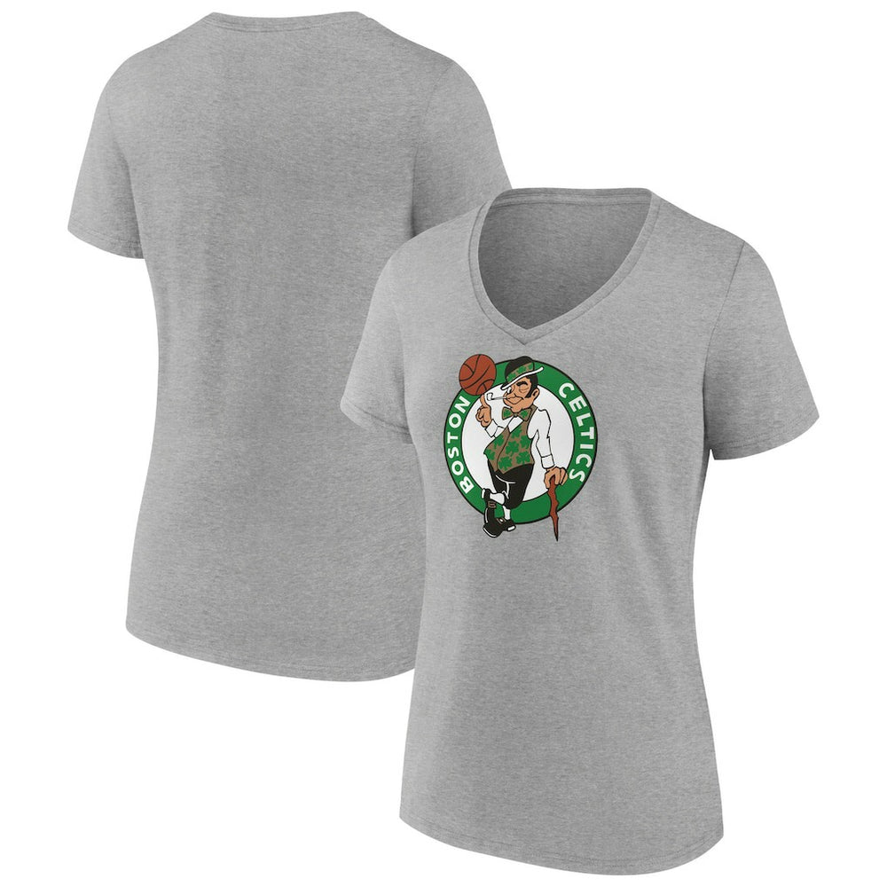 Boston Celtics Women's Primary Logo V-Neck T-Shirt