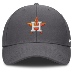 Gray Houston Astros Nike Club Performance Adjustable Hat