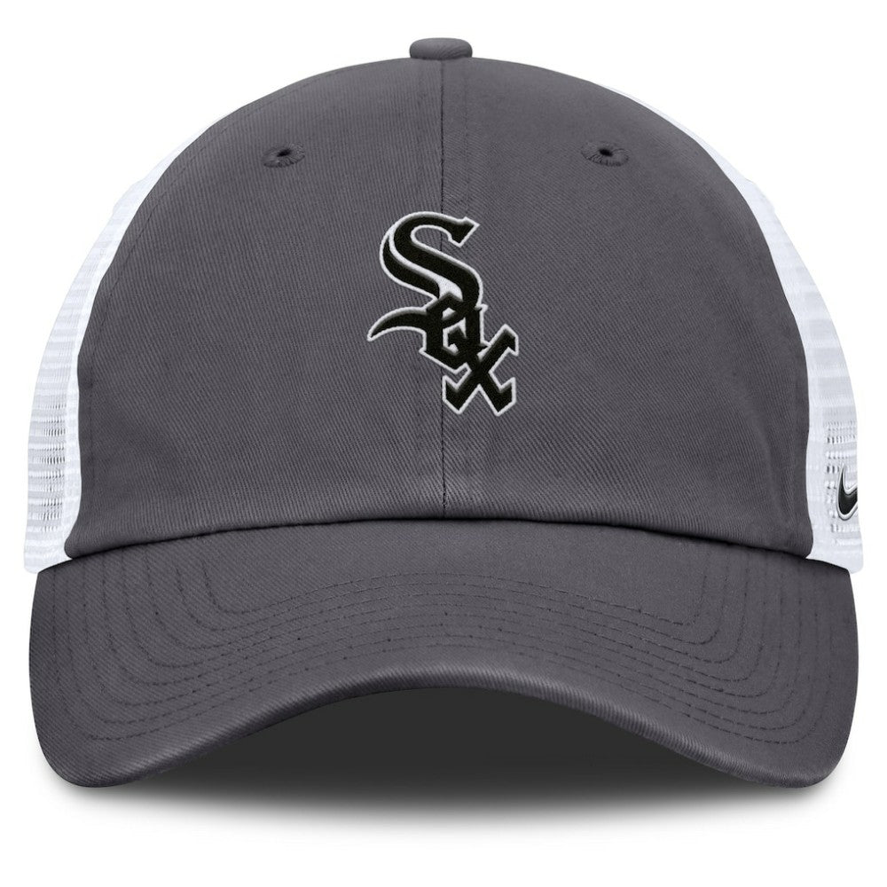 Gray Chicago White Sox Nike Adjustable Trucker Hat