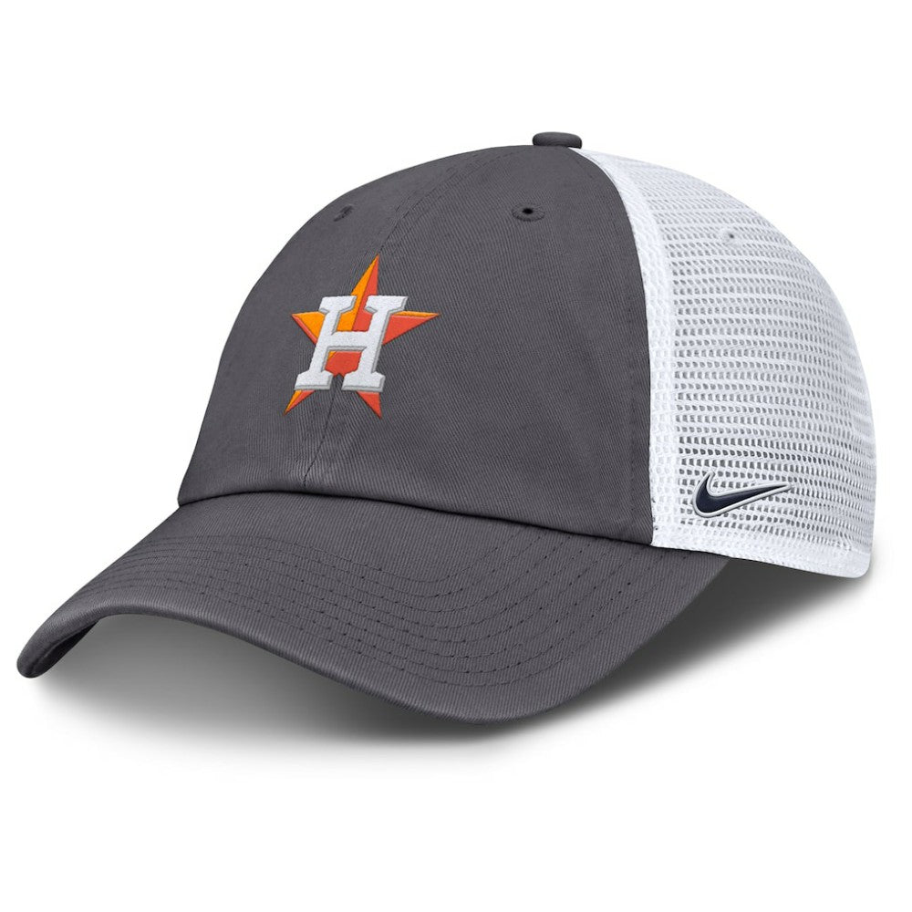 Gray Houston Astros Nike Adjustable Trucker Hat