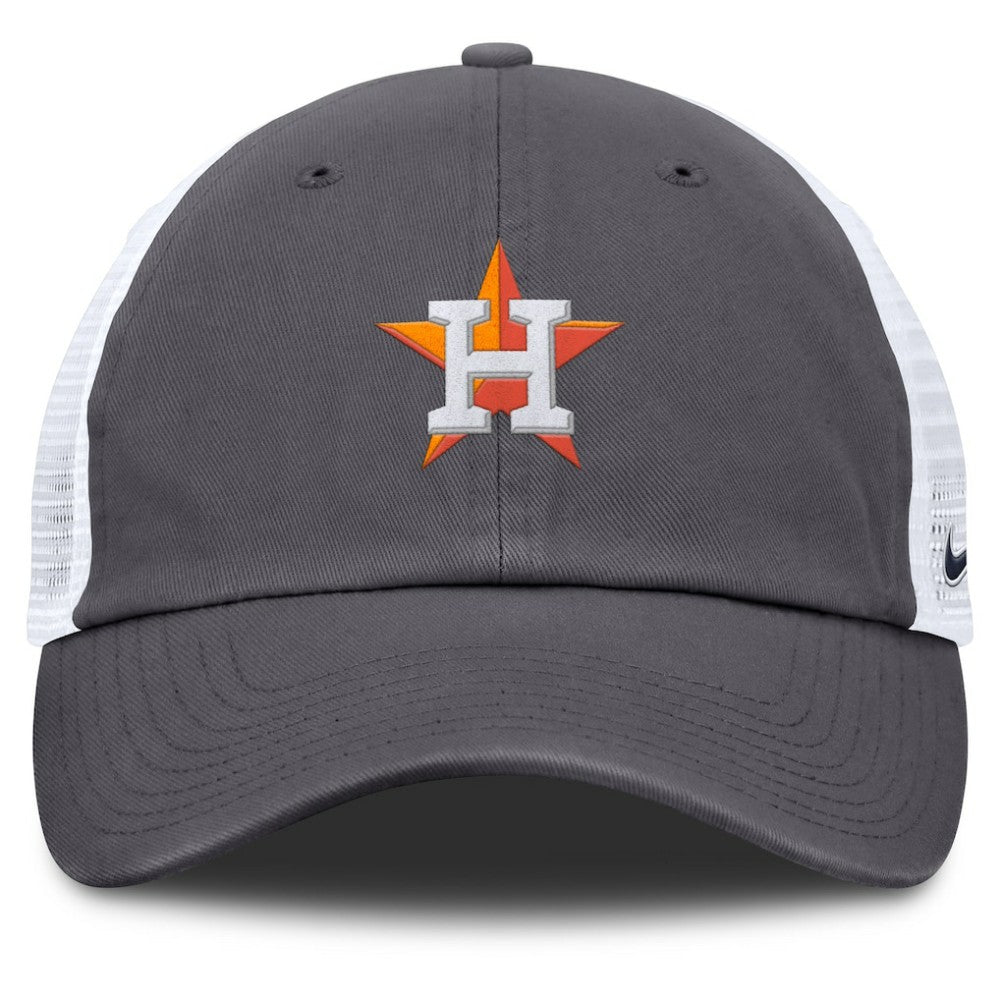 Gray Houston Astros Nike Adjustable Trucker Hat