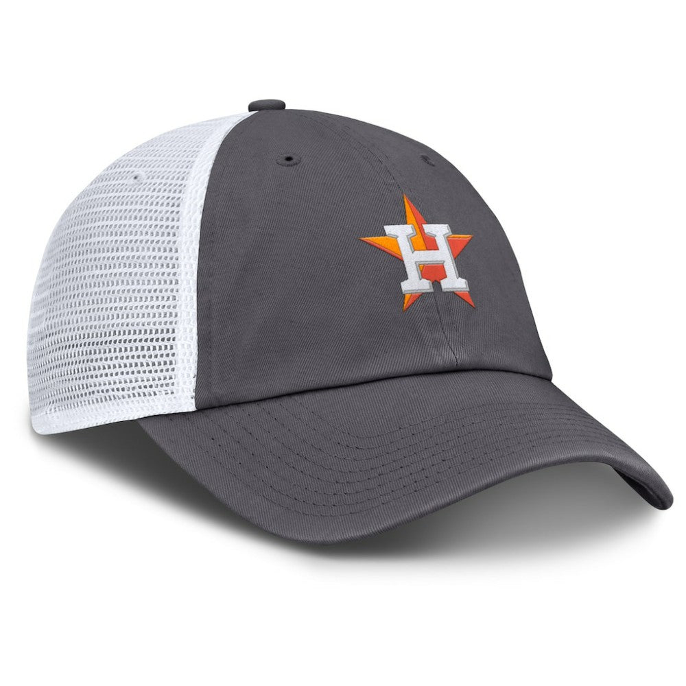 Gray Houston Astros Nike Adjustable Trucker Hat