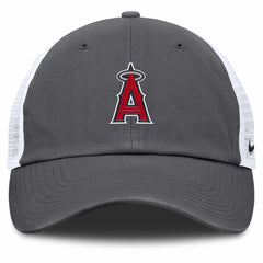 Gray Los Angeles Angels Nike Adjustable Trucker Hat