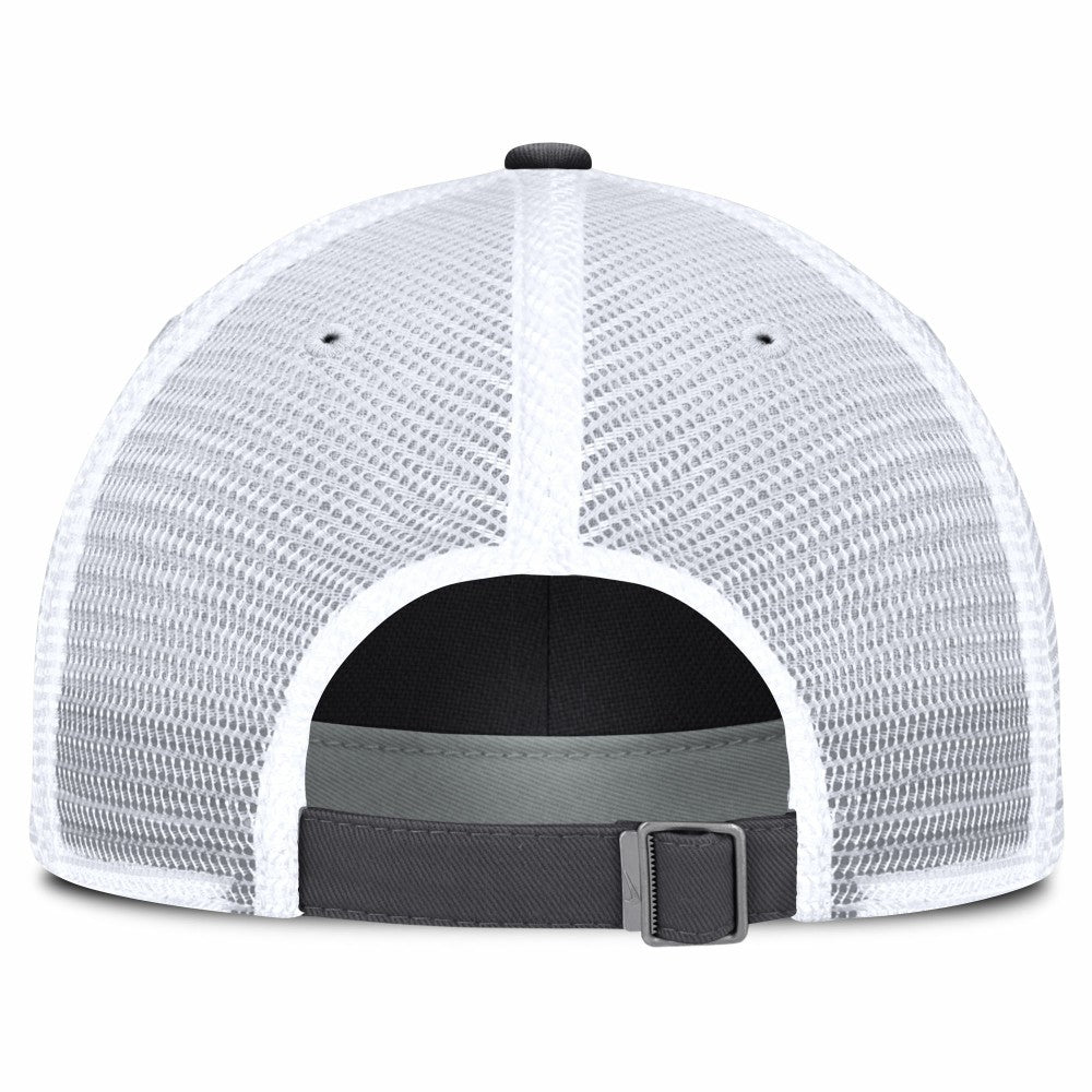 Gray Los Angeles Angels Nike Adjustable Trucker Hat