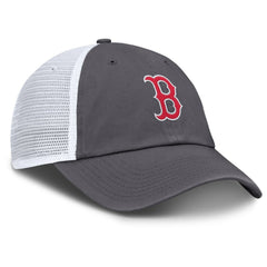 Gray Boston Red Sox Nike Adjustable Trucker Hat