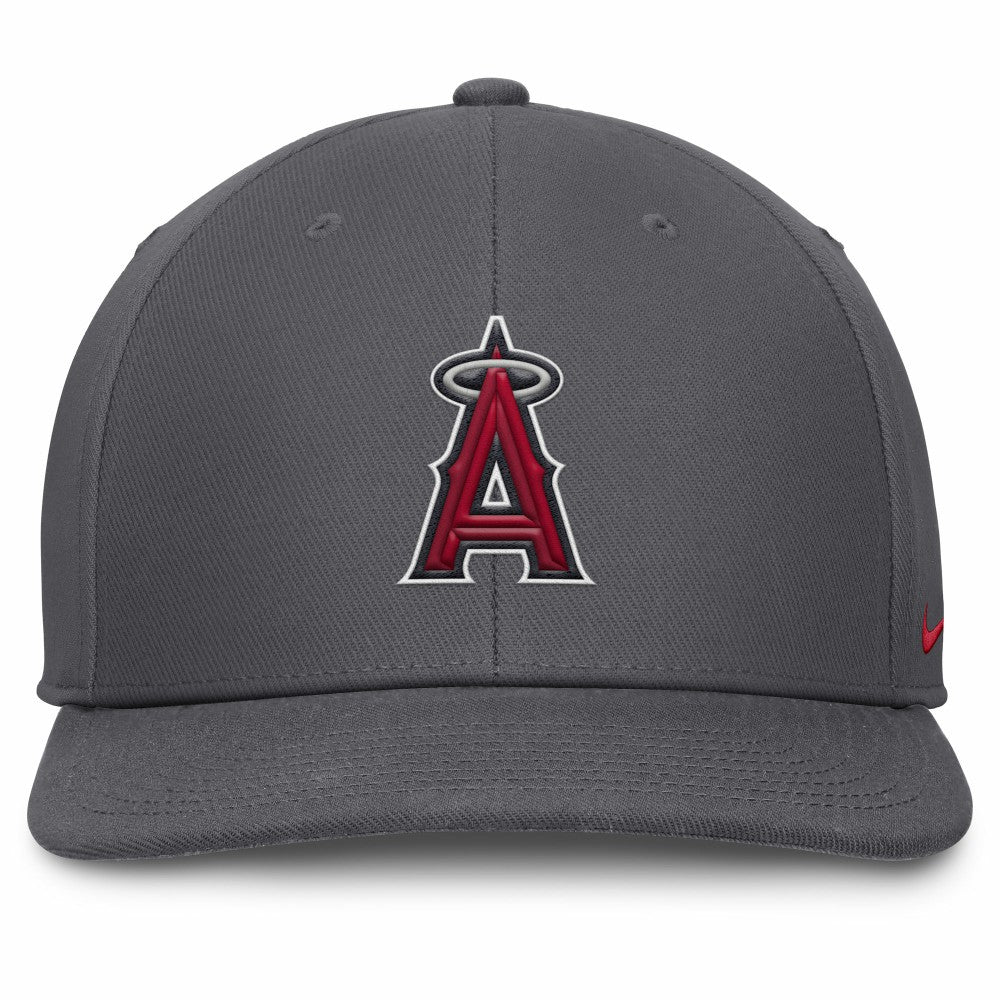 Gray Los Angeles Angels Nike Pro Performance Snapback Hat
