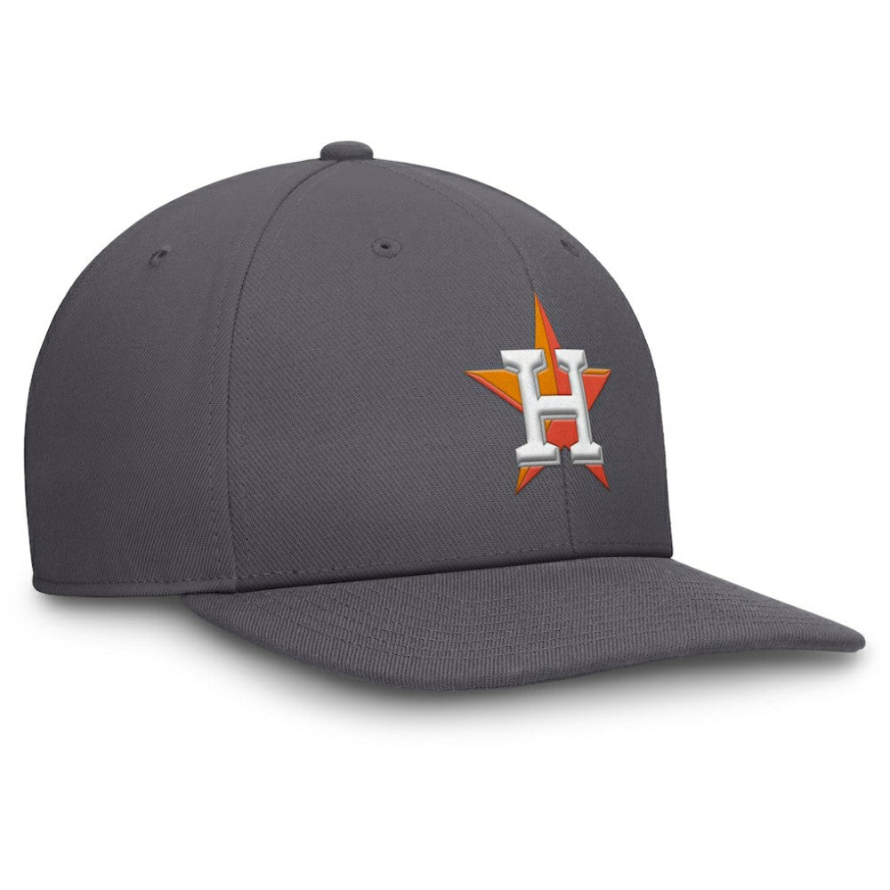 Gray Houston Astros Nike Pro Performance Snapback Hat