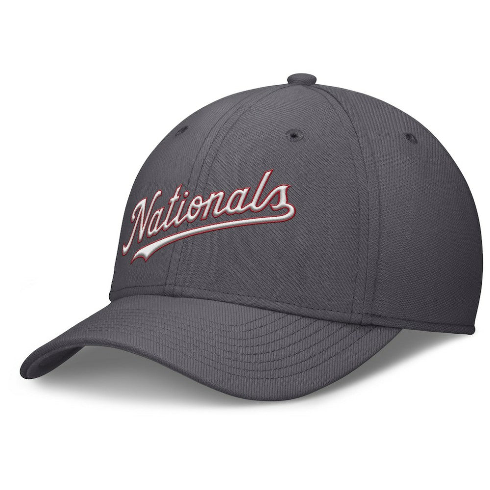 Gray Washington Nationals Nike Swoosh Performance Flex Hat