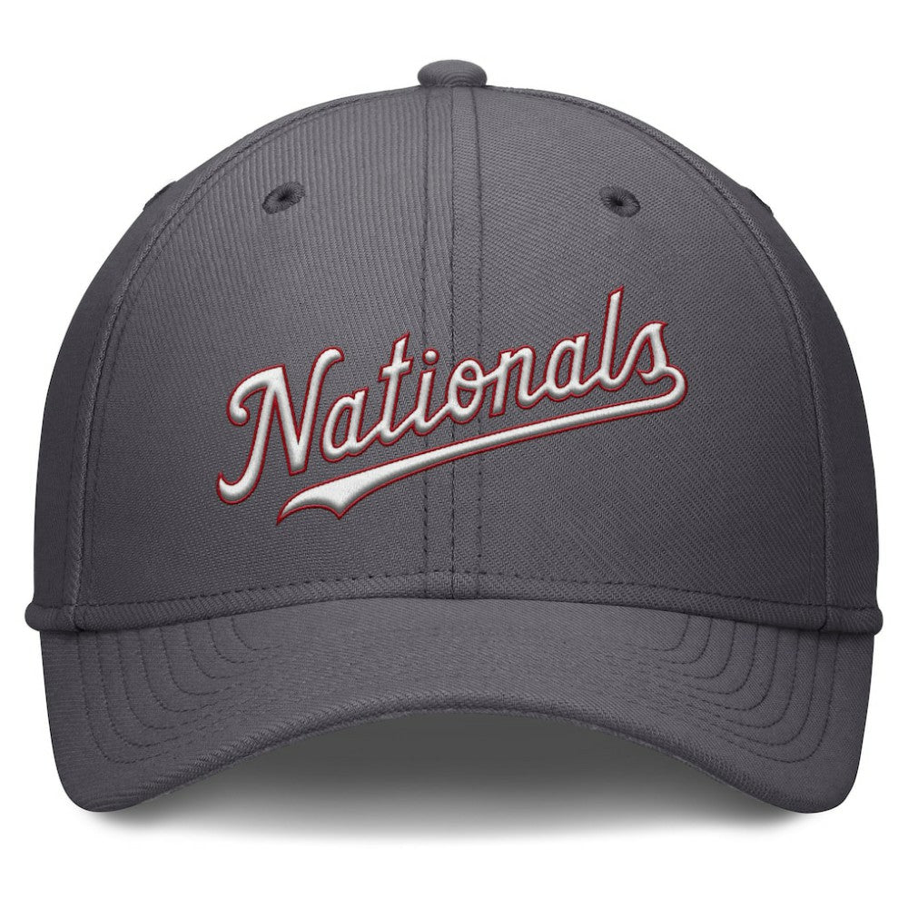 Gray Washington Nationals Nike Swoosh Performance Flex Hat