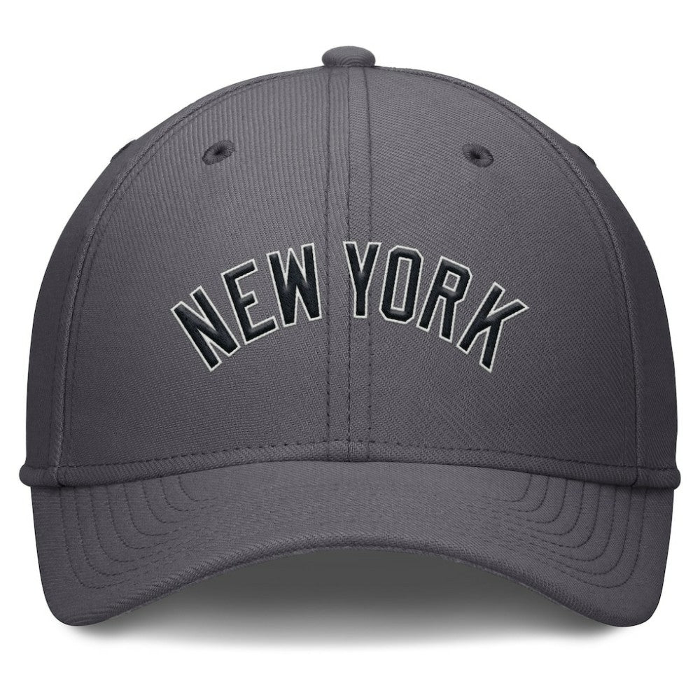 Gray New York Yankees Nike Swoosh Performance Flex Hat