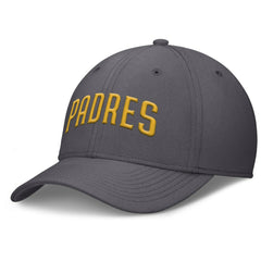 Gray San Diego Padres Nike Swoosh Performance Flex Hat