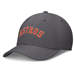 Charcoal Houston Astros Nike Swoosh Performance Flex Hat