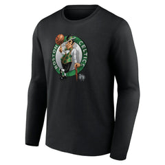 Boston Celtics Midnight Mascot Long Sleeve T-Shirt