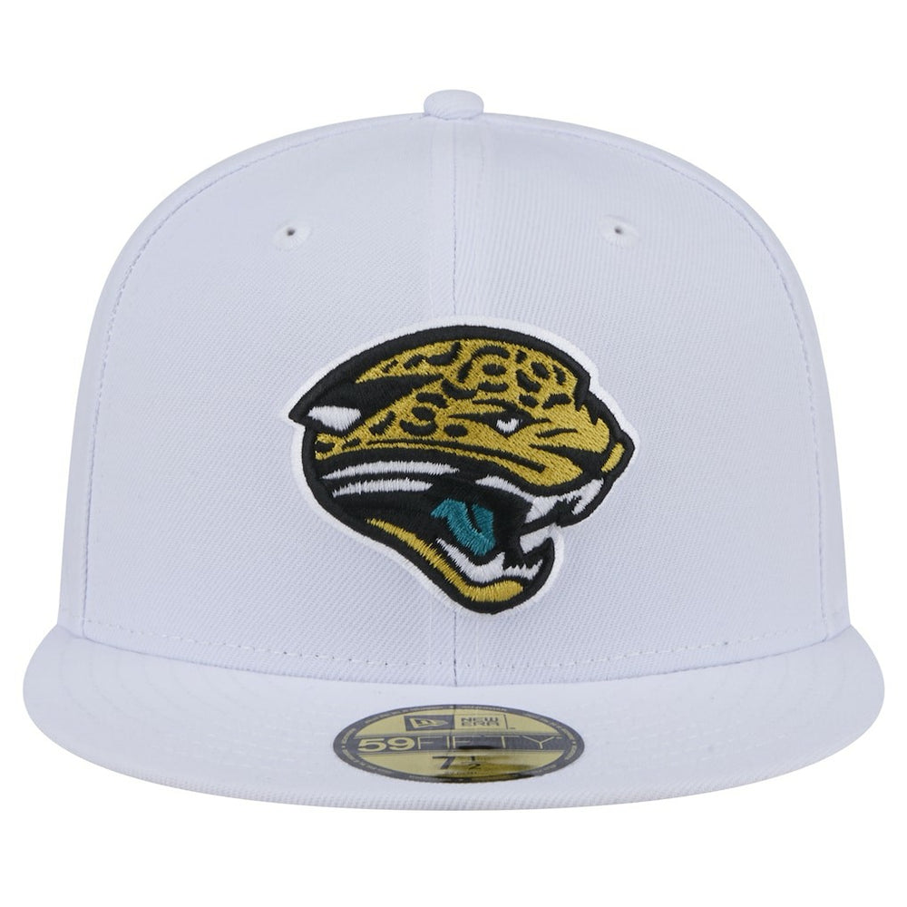 Throwback Logo Omaha 59FIFTY Fitted Hat - Jacksonville Jaguars Hats