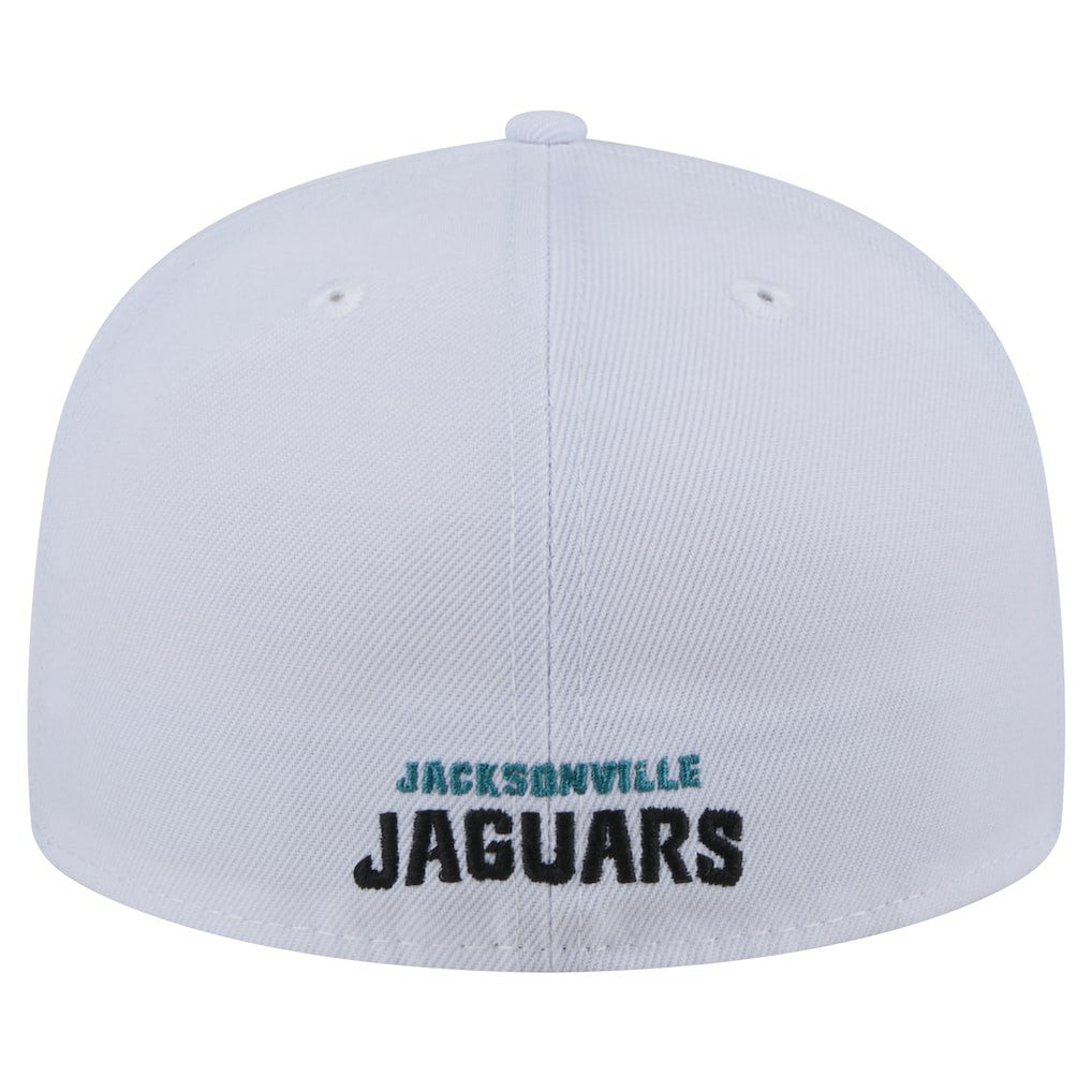 Throwback Logo Omaha 59FIFTY Fitted Hat - Jacksonville Jaguars Hats