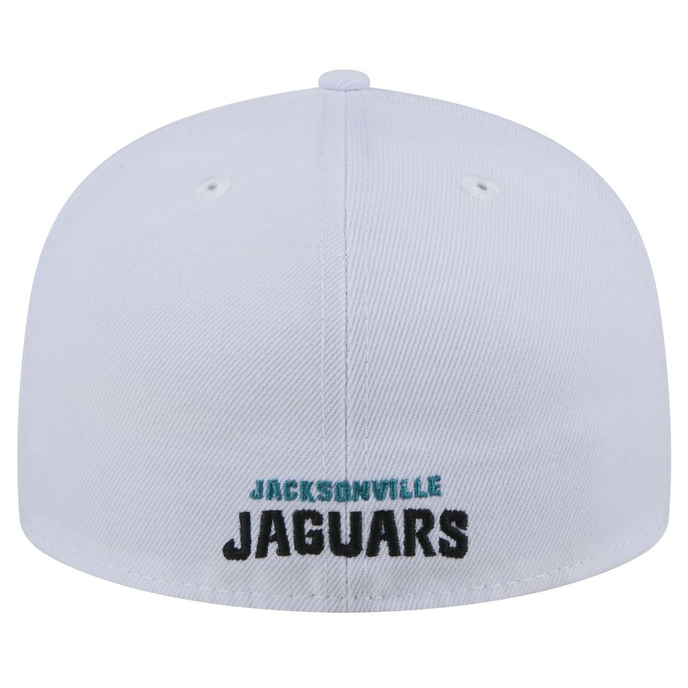Throwback Logo Omaha 59FIFTY Fitted Hat - Jacksonville Jaguars Hats