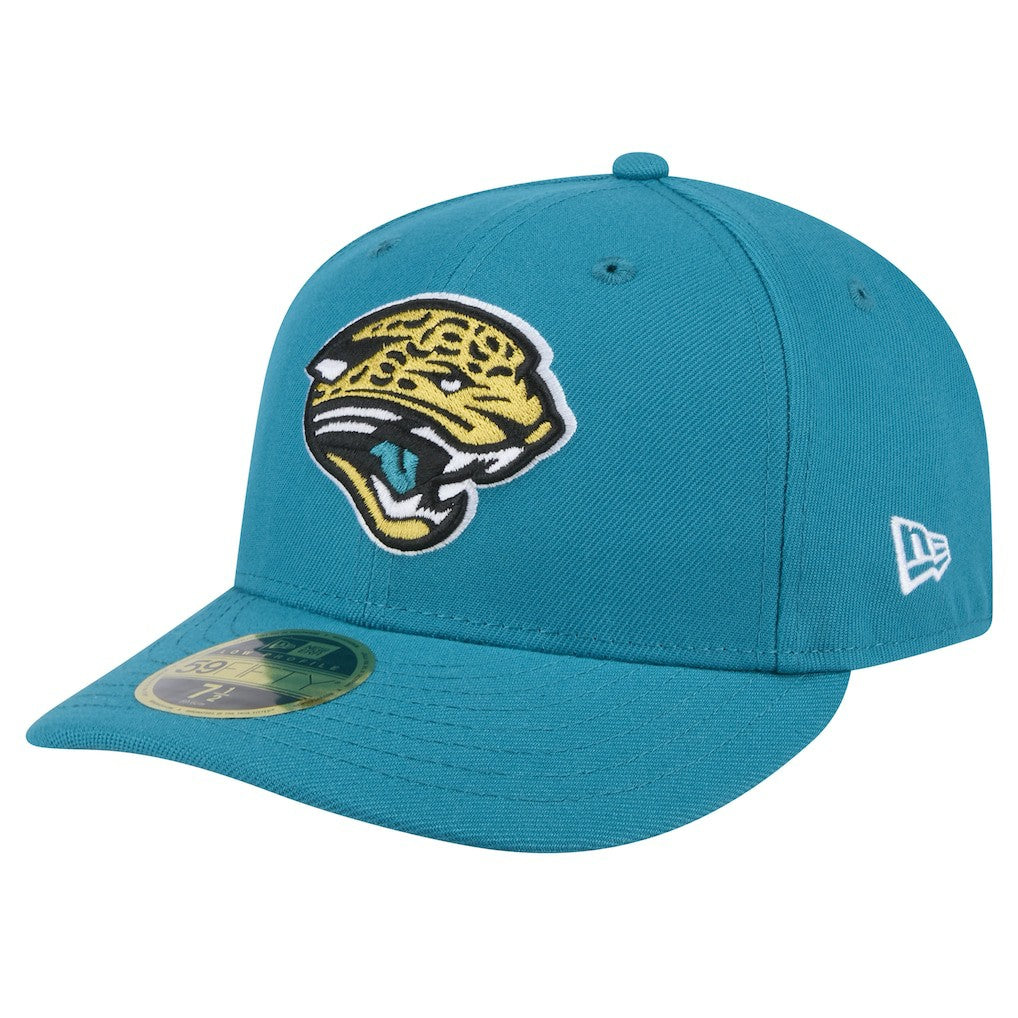 Throwback Logo Omaha Low Profile 59FIFTY Fitted Hat - Jacksonville Jaguars Hats