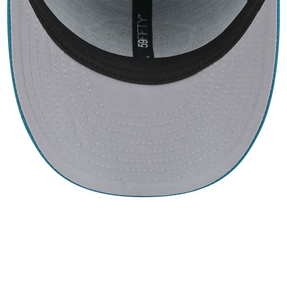 Throwback Logo Omaha Low Profile 59FIFTY Fitted Hat - Jacksonville Jaguars Hats