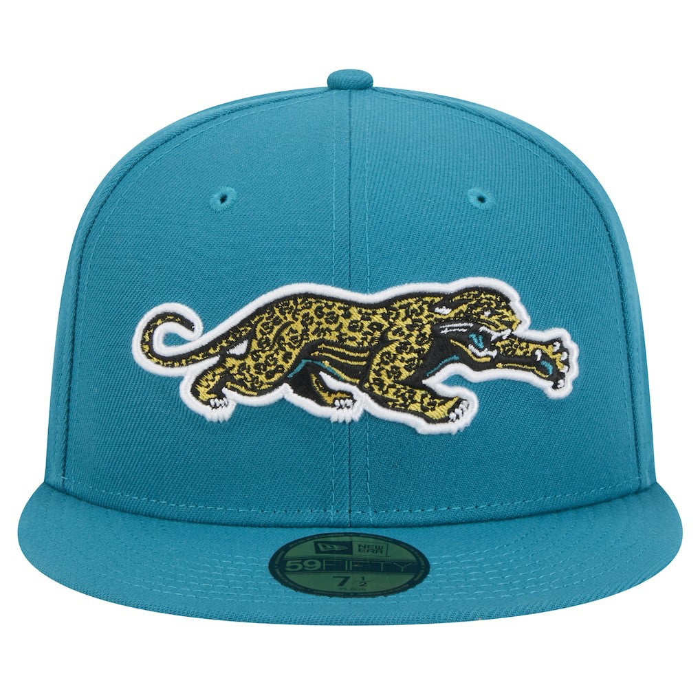 Throwback Crawl Omaha 59FIFTY Fitted Hat - Jacksonville Jaguars Hats