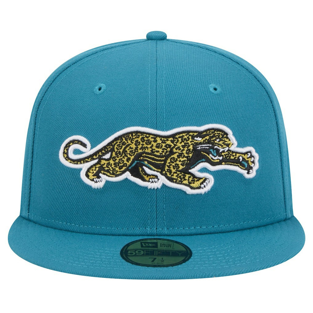 Throwback Crawl Omaha 59FIFTY Fitted Hat - Jacksonville Jaguars Hats