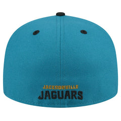 Throwback Crawl Flipside Two-Tone 59FIFTY Fitted Hat - Jacksonville Jaguars Hats