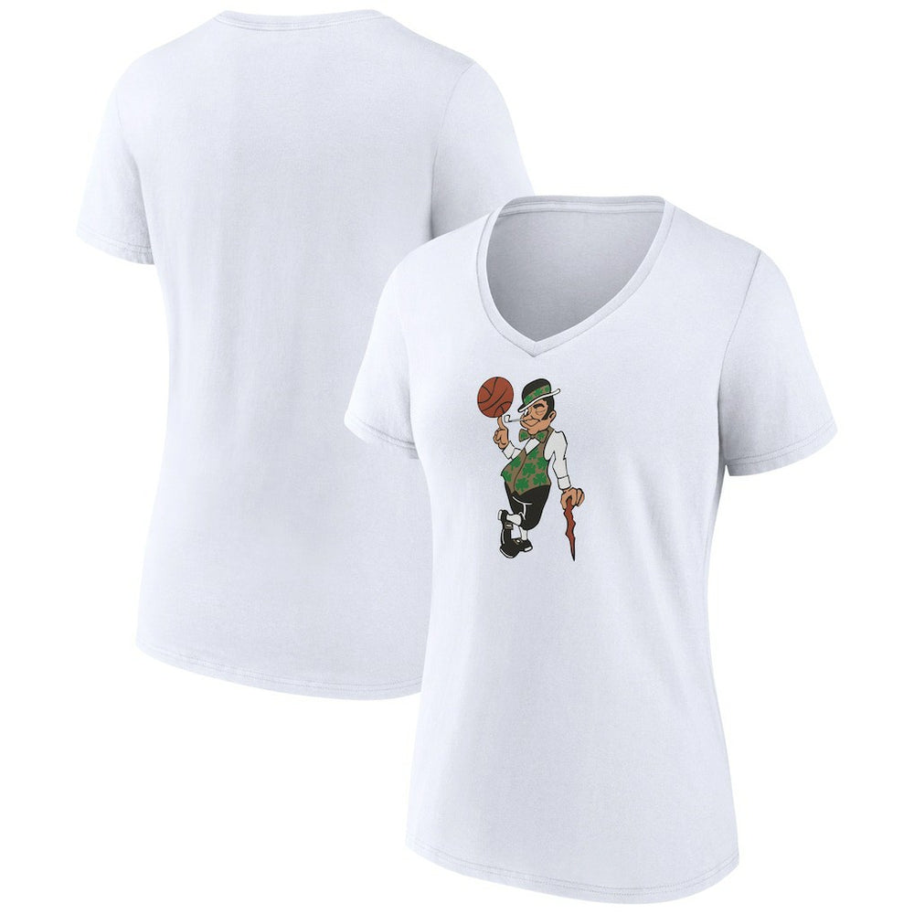 Boston Celtics Women's Alternate Logo V-Neck T-Shirt