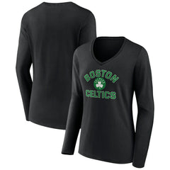Boston Celtics Women's Overtime V-Neck Long Sleeve T-Shirt