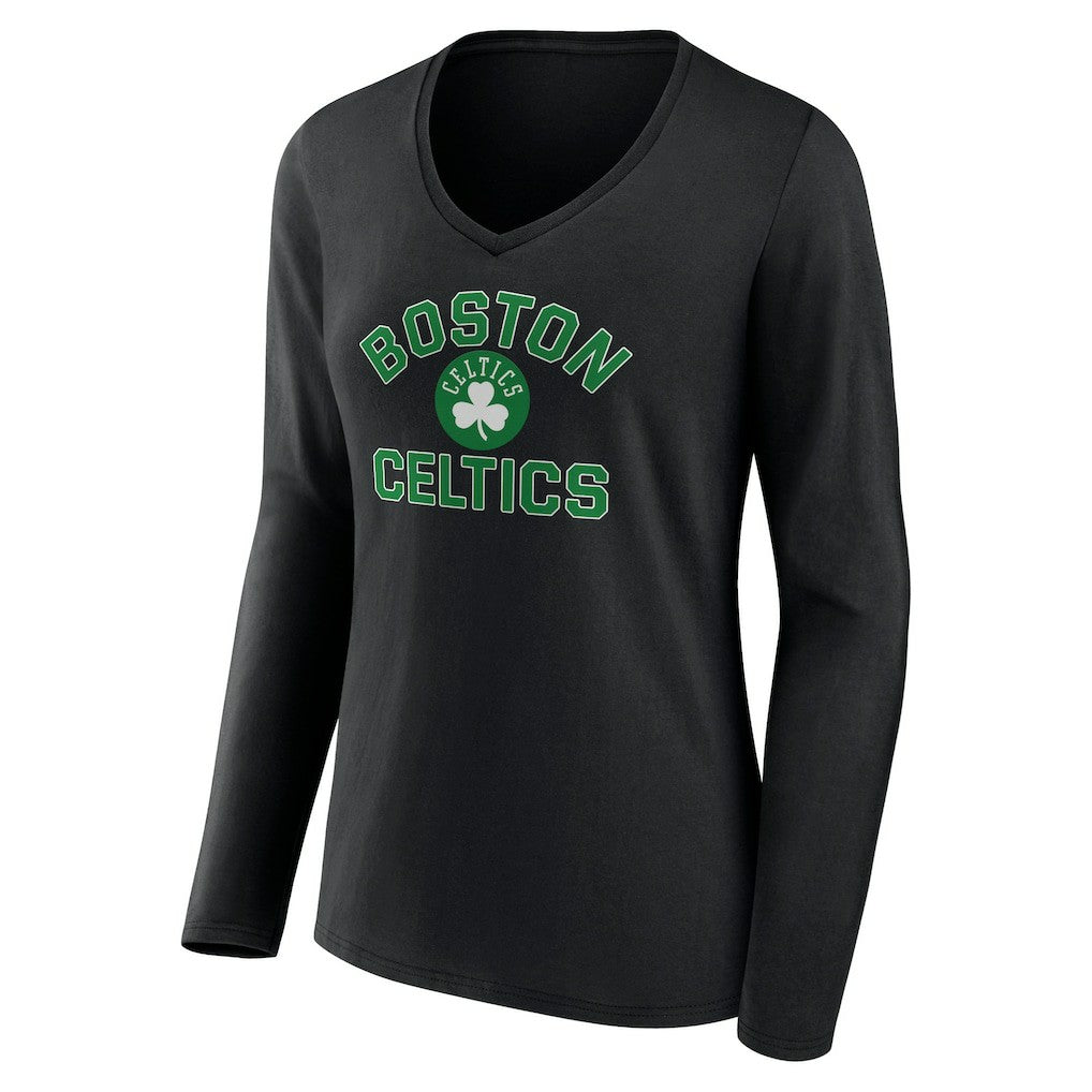 Boston Celtics Women's Overtime V-Neck Long Sleeve T-Shirt