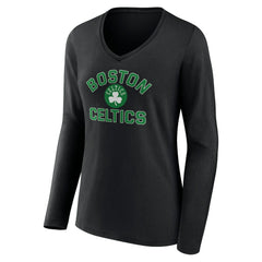 Boston Celtics Women's Overtime V-Neck Long Sleeve T-Shirt