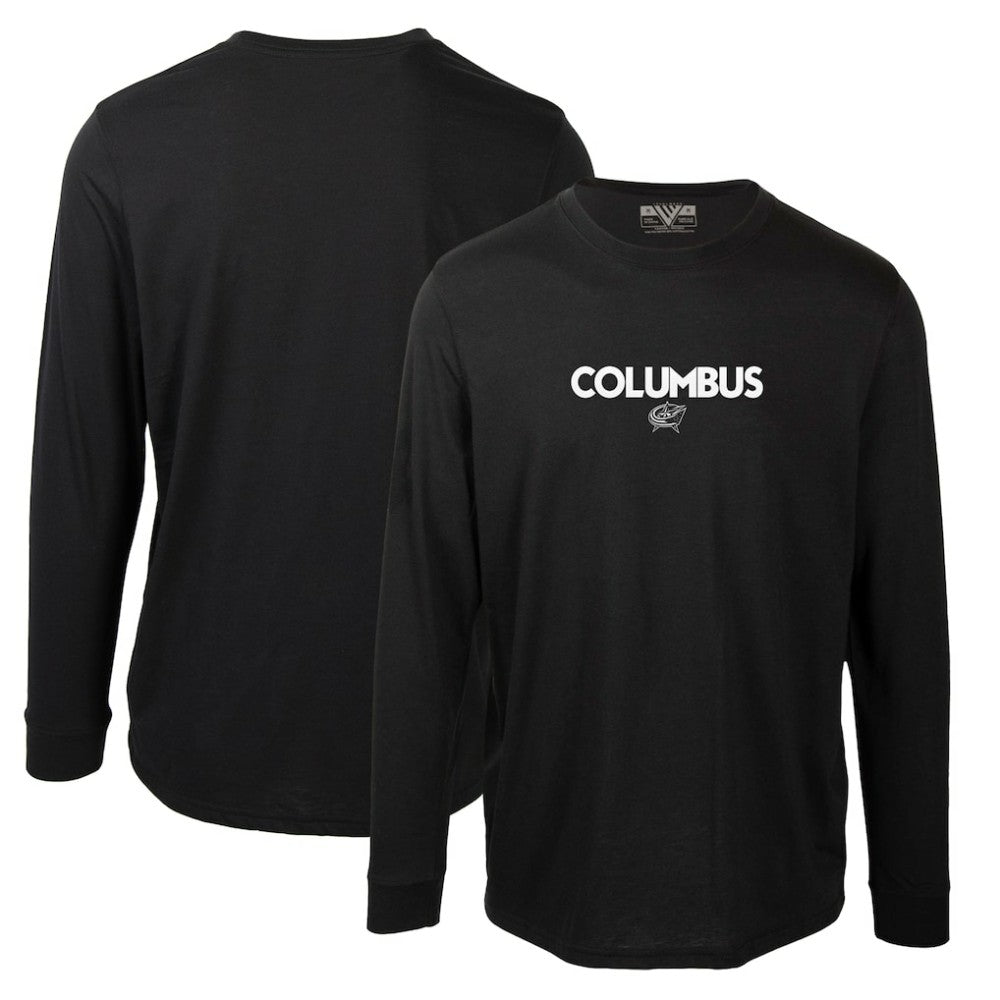 NHL Columbus Blue Jackets Levelwear Oscar City Capsule Long Sleeve T-Shirt