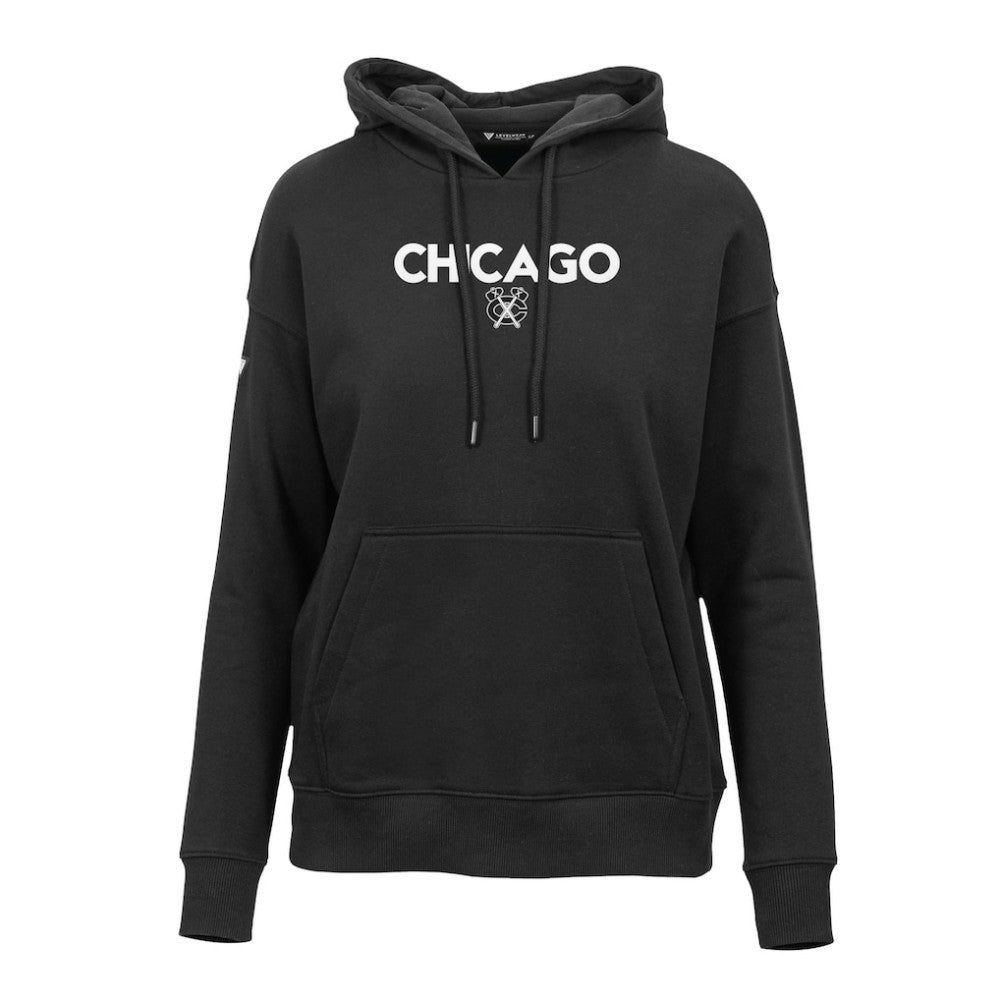 NHL Chicago Blackhawks Levelwear Women's Adorn City Capsule Pullover Hoodie