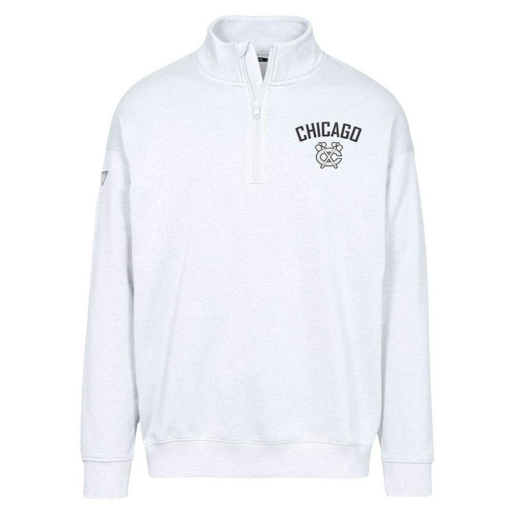NHL Chicago Blackhawks Levelwear Murray City Capsule Quarter-Zip Sweatshirt
