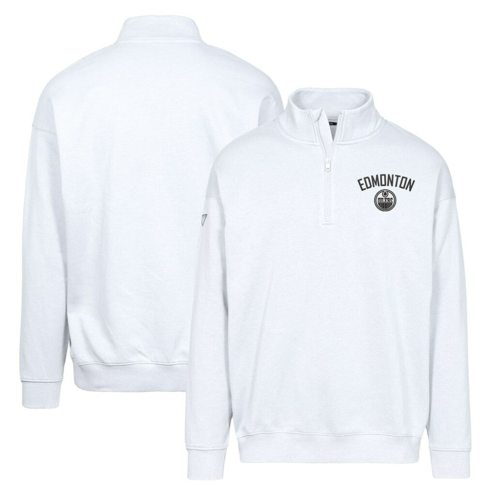 NHL Edmonton Oilers Levelwear Murray City Capsule Quarter-Zip Sweatshirt