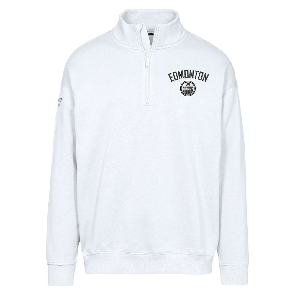 NHL Edmonton Oilers Levelwear Murray City Capsule Quarter-Zip Sweatshirt