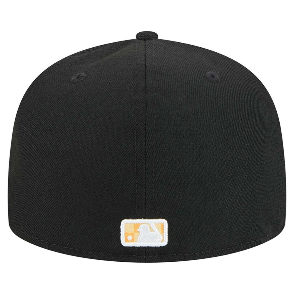 Black Pittsburgh Pirates New Era Checkered Undervisor 59FIFTY Fitted Hat
