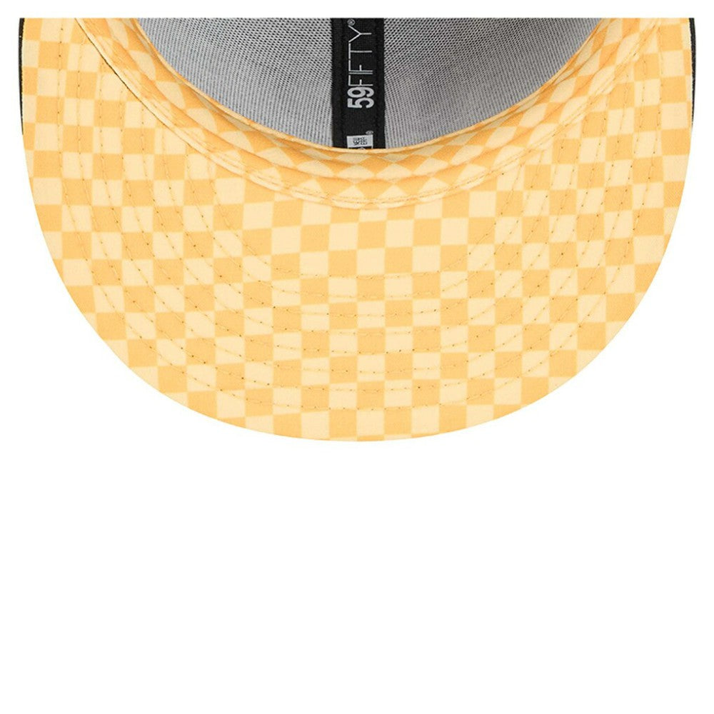 Black Pittsburgh Pirates New Era Checkered Undervisor 59FIFTY Fitted Hat