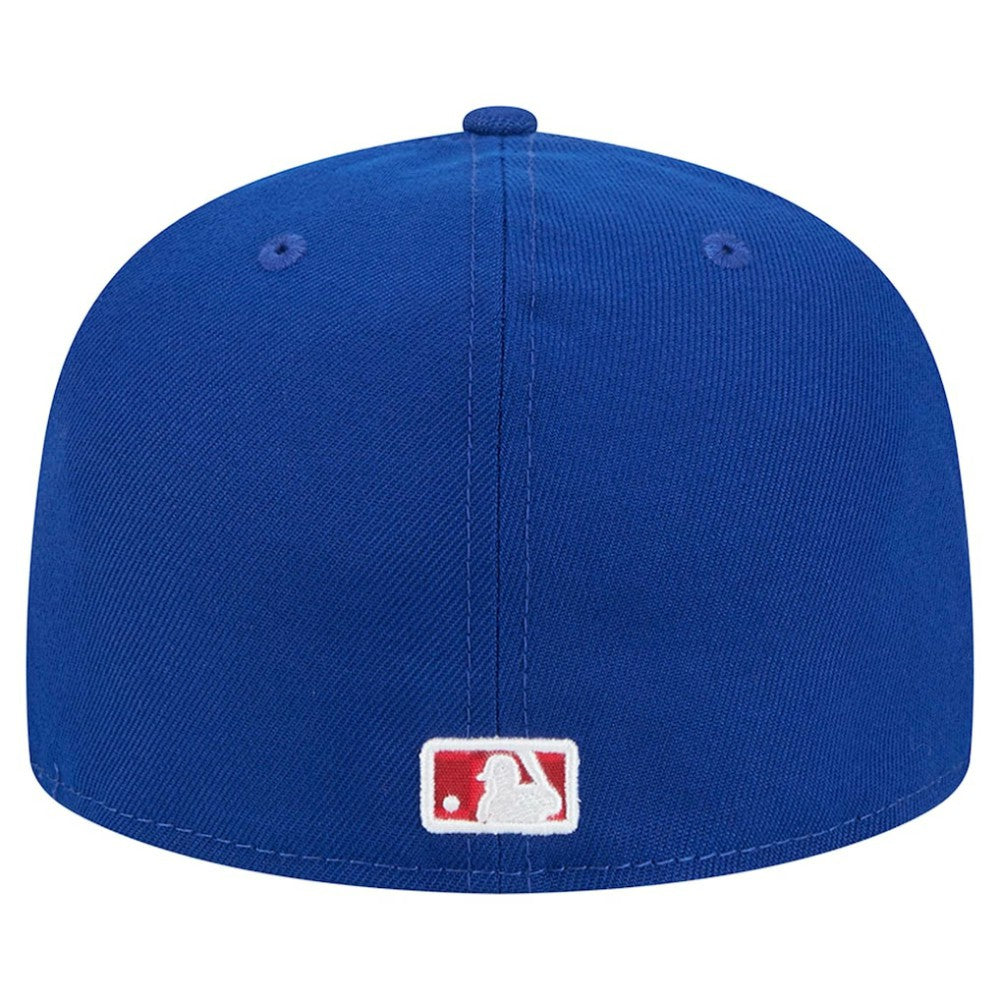 Royal Chicago Cubs New Era Checkered Undervisor 59FIFTY Fitted Hat