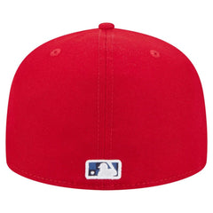 Red Washington Nationals New Era Checkered Undervisor 59FIFTY Fitted Hat