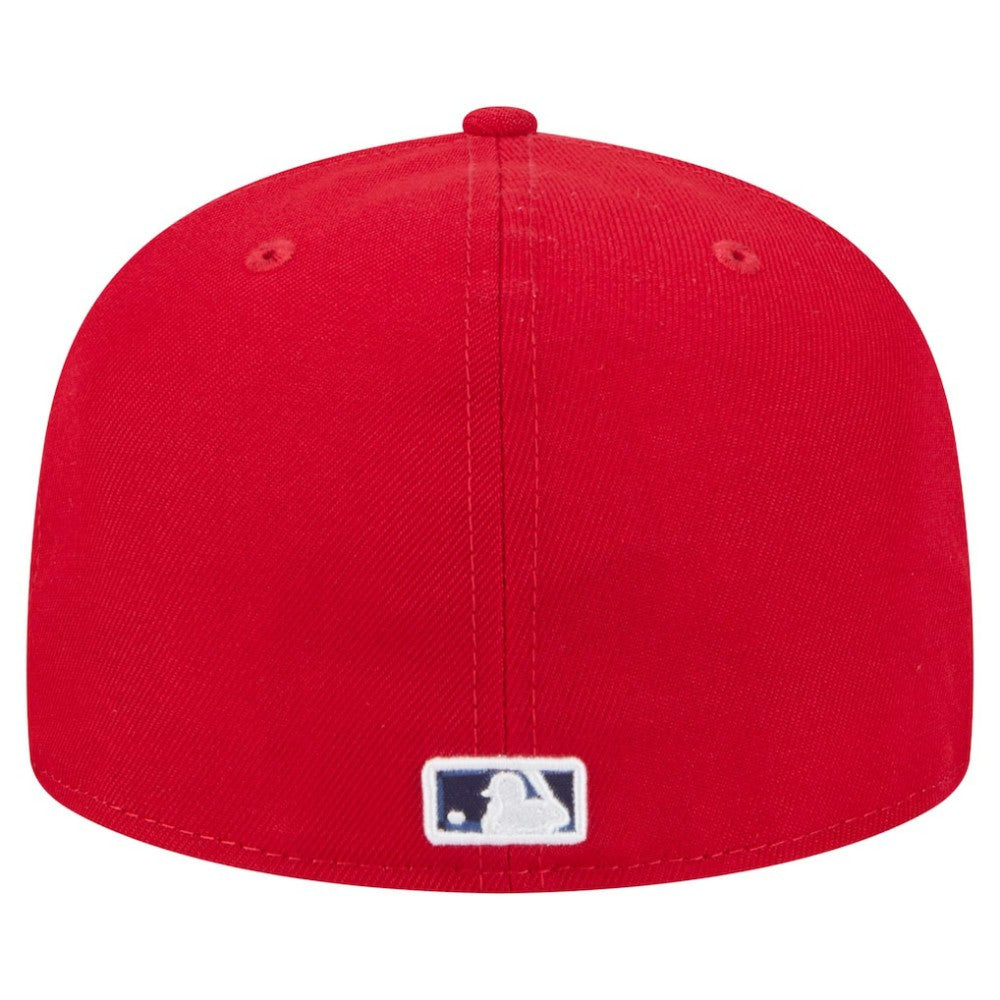 Red Philadelphia Phillies New Era Checkered Undervisor 59FIFTY Fitted Hat