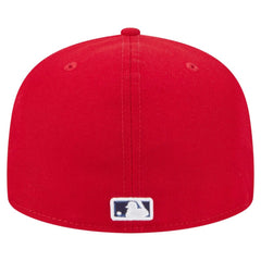 Red Philadelphia Phillies New Era Checkered Undervisor 59FIFTY Fitted Hat