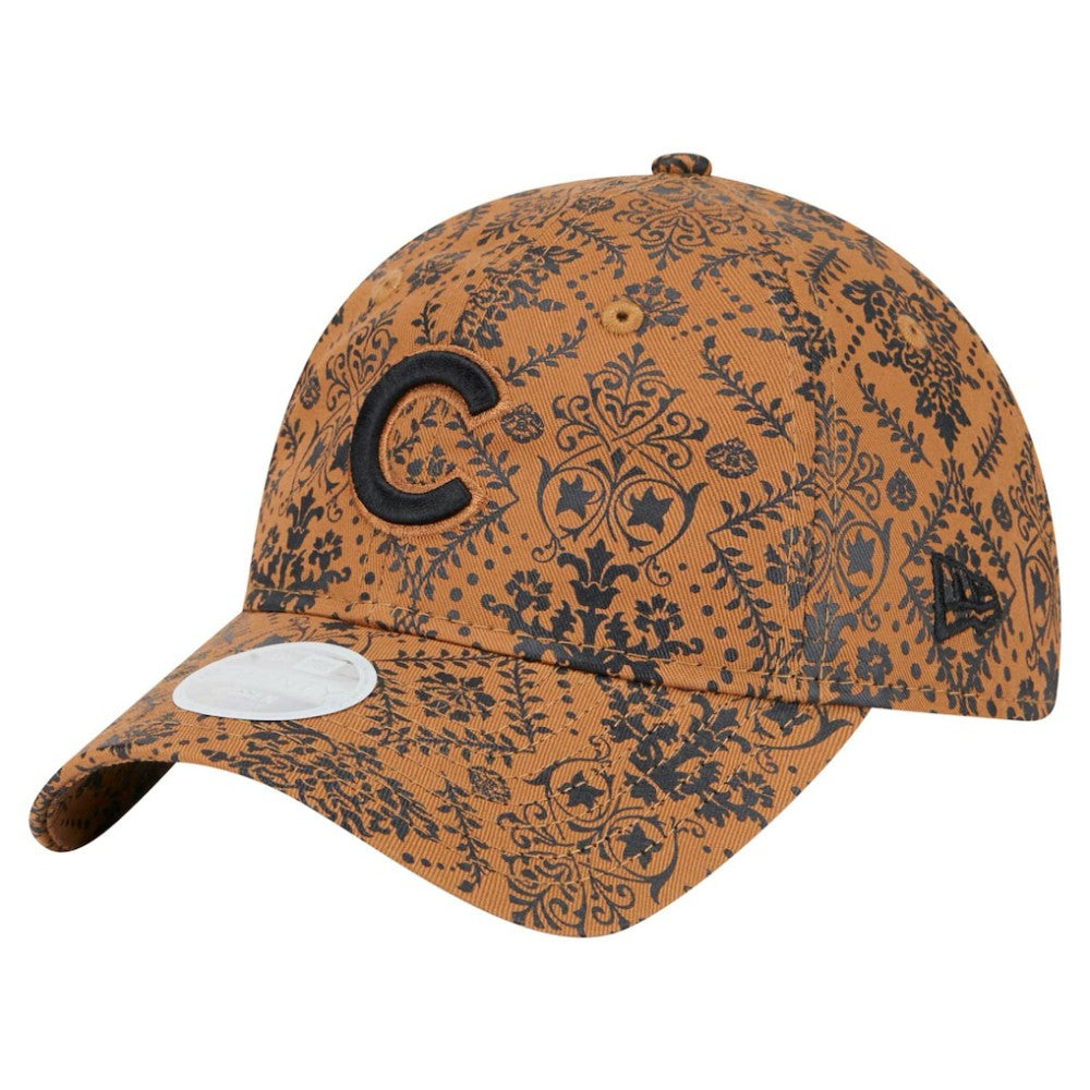 Brown Chicago Cubs New Era Women's Vintage Deco 9TWENTY Adjustable Hat