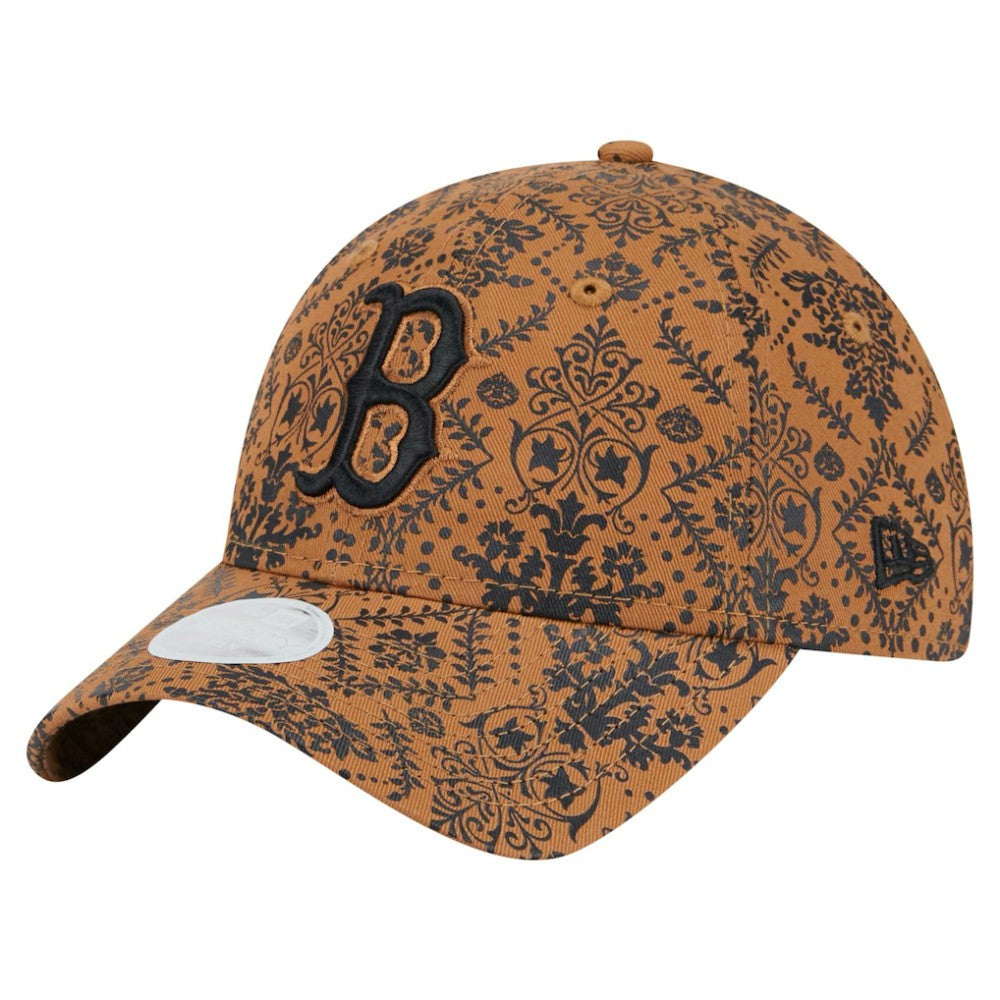 Brown Boston Red Sox New Era Women's Vintage Deco 9TWENTY Adjustable Hat