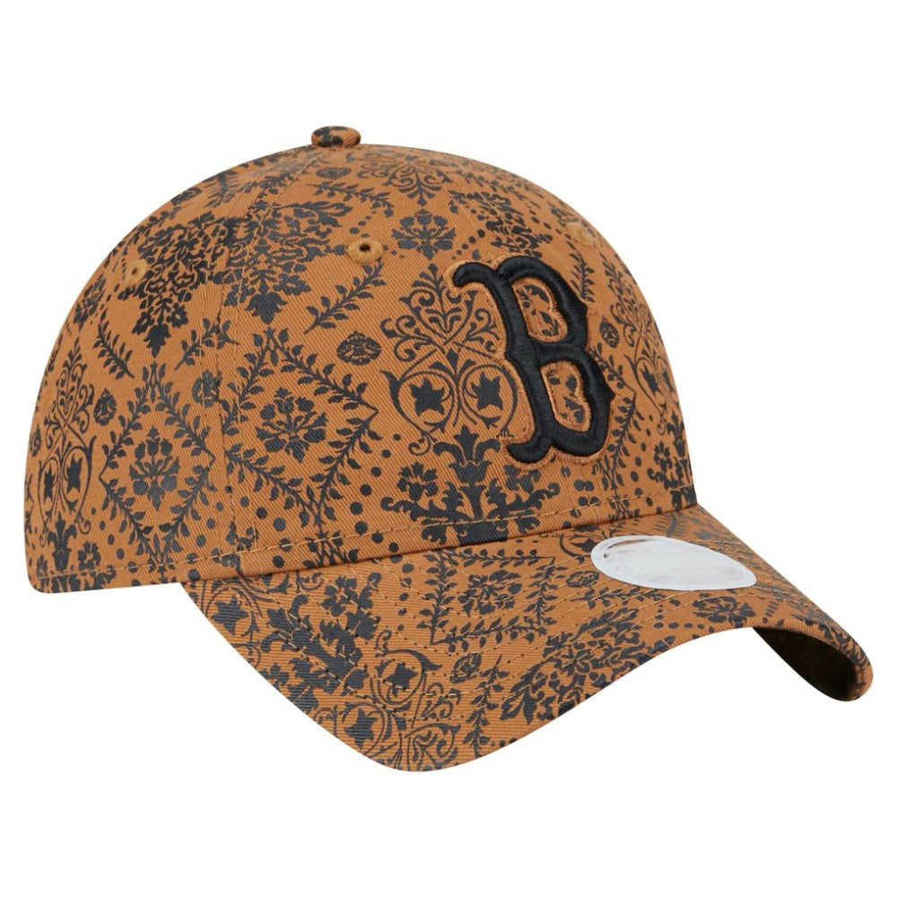 Brown Boston Red Sox New Era Women's Vintage Deco 9TWENTY Adjustable Hat