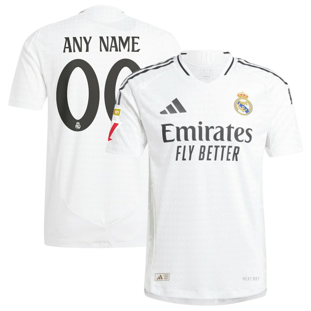 Real Madrid 2024/25 Home Custom Jersey