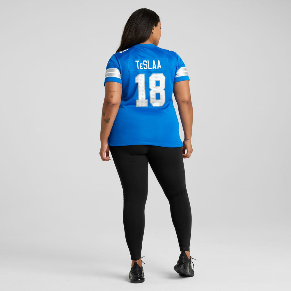 Isaac TeSlaa  Women's Game Player Jersey - Detroit Lions Jerseys