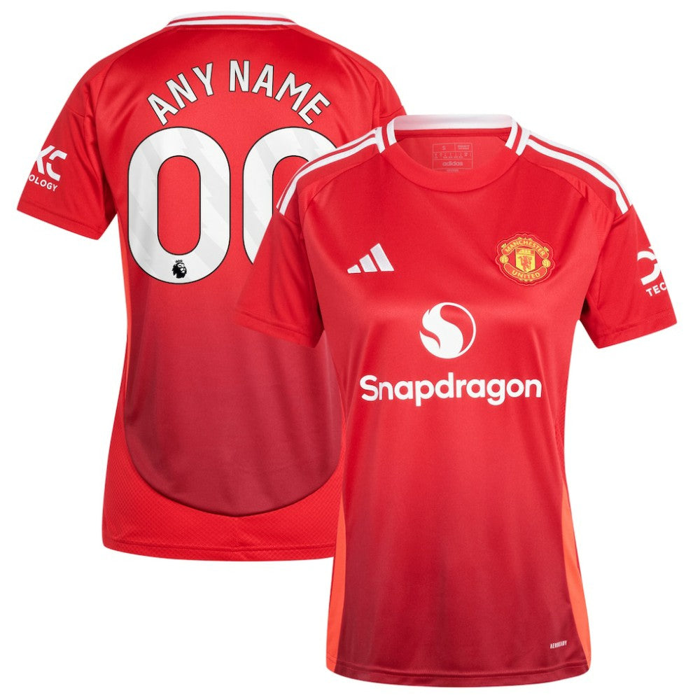 Manchester United Women's 2024/25 Home Replica Custom Jersey